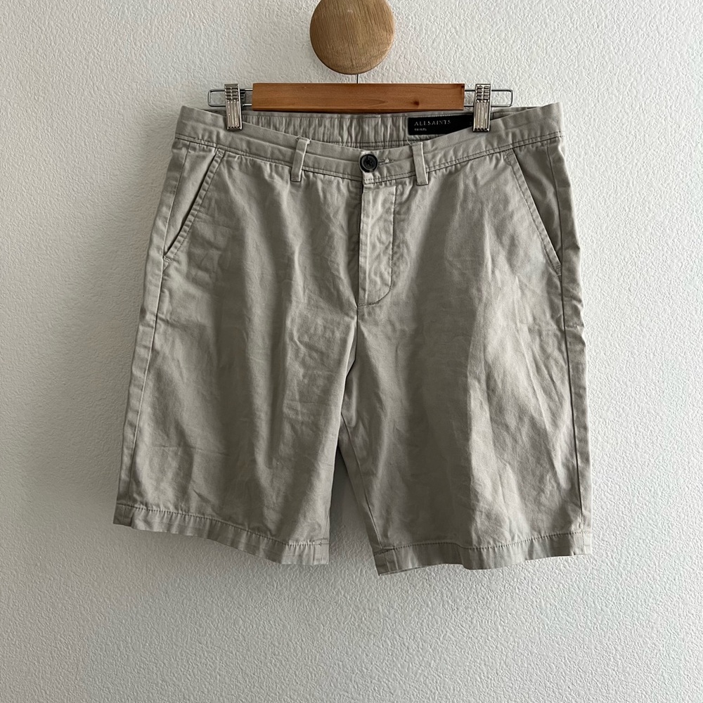 All Saints Colbalt Chino Shorts